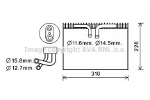 EVAPORATOR SAAB 43713 97-06