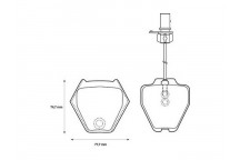 BRK PAD SET FT AUDI VW 97-16