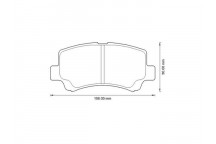 BRK PAD SET FT SUZUKI 98-00