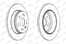 SINGLE BRK DISC R HOND FRV STREAM 01-10