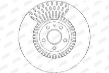 SGL BRK DISC FT AUDI A6 12-18
