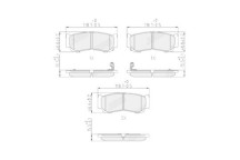 BRK PAD SET R HYUNDAI 97-13