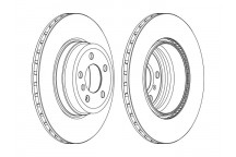 SGL BRK DISC R BMW X5 X6 06-19