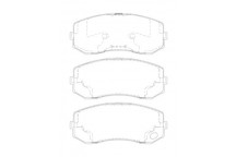 BRK PAD FT MITS CANTER 07-10