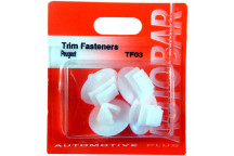 Autobar Trim Fasteners for Peugeot Pack of 4