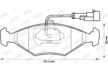 BRK PAD SET FT FIAT 96-09