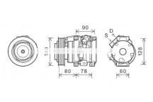 CMPRSSR TOYO CELICA 00-06
