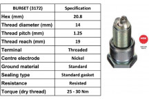 Spark Plug Audi Fiat Lancia Seat Skoda VW 77-05