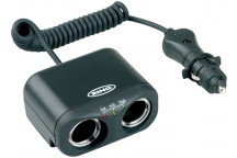 Ring Automotive RMS2 12V 2-Way Socket Adapter - Dual Car Pow