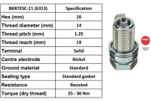 Spark Plug Cadillac Saab 02-15