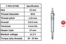 Glow Plug Mercedes 93-02