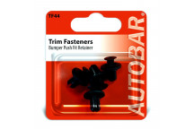 Autobar Bumper Push?Type Retainer Black ? Ford/Hyundai/Kia P