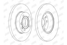 SINGLE BRK DISC FT VW CARAVELLE TRANSPORTER 96-03