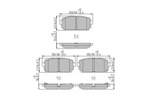 BRK PAD SET R KIA 06-13