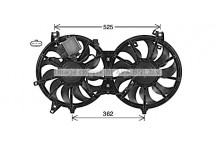 CLG FAN INFINITI EX35 35 I 08-20