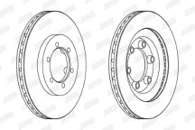 PR BRK DISC FT DAEWOO MUSSO SSANG REXTON 96-05