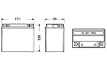2YR AGM EXIDE AUXILIARY BATTERY