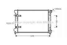 RADIATOR VW 80-92