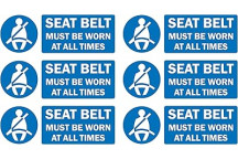 Please Fasten Seat Belt Sticker