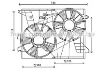 CLG FAN VAUXHALL ANTARA 07-16