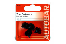 Autobar Push?Type Retainer Black ? Toyota/Nissan/Mitsubishi