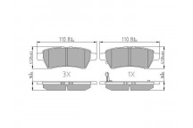 BRK PAD SET R NISSAN 05-18