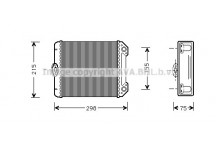 HEAT EXCHANGER MERCEDES 79-91