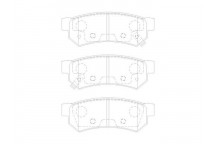 Brake Pad Set - Disc Brake Chevrolet 10-20