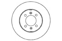 SINGLE BRK DISC FT RELIANT ROVER METRO MGTF 83-09