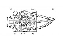 CLG FAN FIAT PANDA CROSS 04-12