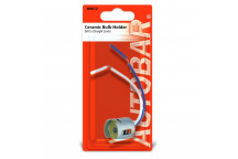 Autobar BA15S Ceramic Bulb Holder Straight Leads