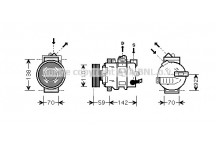 CMPRSSR AUDI Q3 VW GOLF PASSAT 06-20