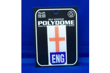 St George ENG No Plate Polydome Sticker