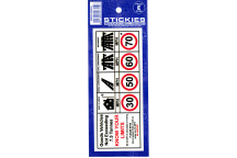 Van Speed Limits Sticker