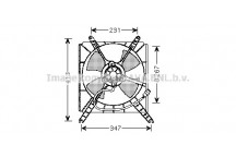COOLING FAN SUZU SWIFT 95-03