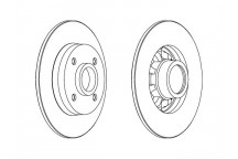 PR BRK DISC R CITR C4 PEUG 308 07-14