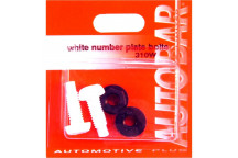 Autobar Number Plate Bolts White Pack of 2