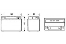 2YR EGM EXIDE AUXILIARY BATTERY VOLV S30&60 06-18