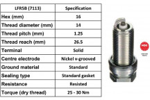 Spark Plug Citroen Fiat Peugeot Lancia 99-16