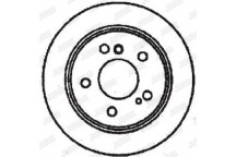 SINGLE BRK DISC R MERC C CLASS 93-00