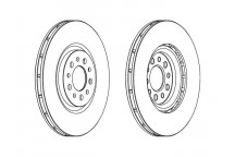 SGL BRK DISC FT ALFA 159 BRERA SPIDER 06-18
