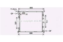 RAD MERC GL63 AMG GLS63 ML63 12-22