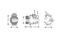 CMPRSSR AUDI A8 VW PHAETON 03-10