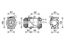 CMPRSSR KIA PICANTO 11-18