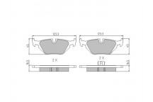 Brake Pad Set - Disc Brake BMW 88-03