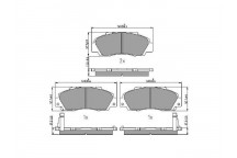 Brake Pad Set - Disc Brake Honda 99-05