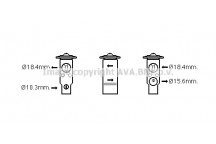 EXP VALVE FT MITSUBR PAJERO SHOGUN 97-07