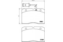 Brake Pad Set - Disc Brake Iveco 89-98