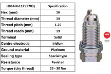 SPARK PLUG AVENSIS II 20 VVT-I 03-09