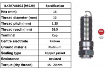 Spark Plug Audi Cupra Seat Skoda VW 15-24